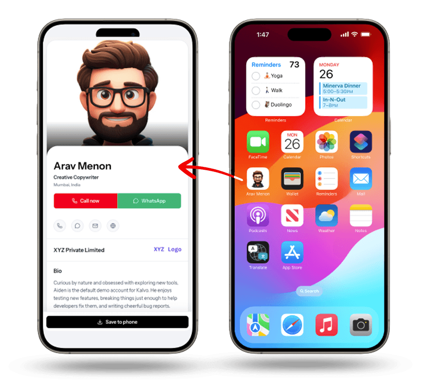 Kalvo iPhone preview